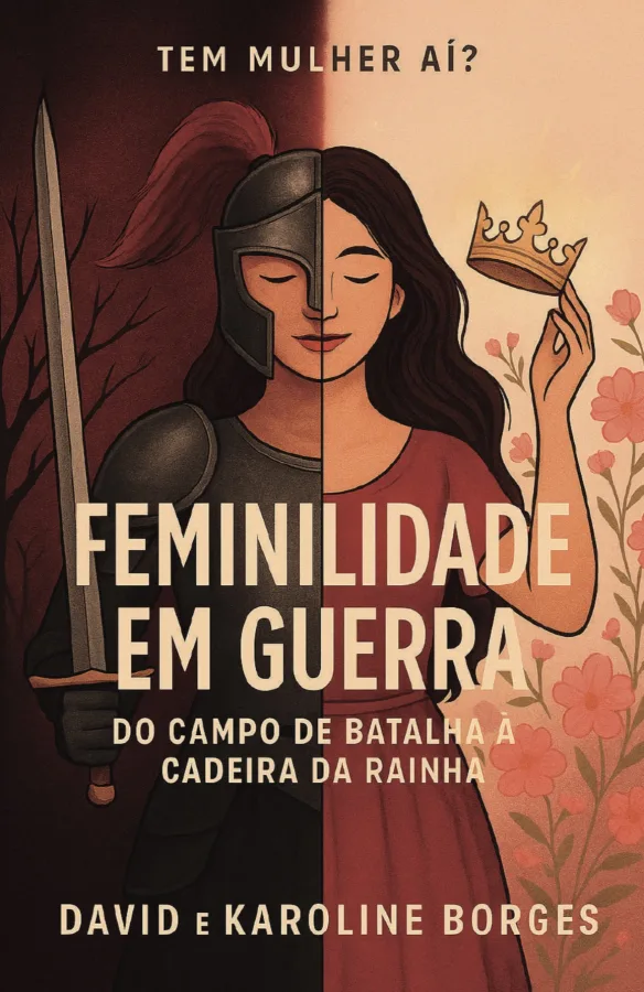 Capa do livro Feminilidade em Guerra — Do campo de batalha à cadeira de Rainha