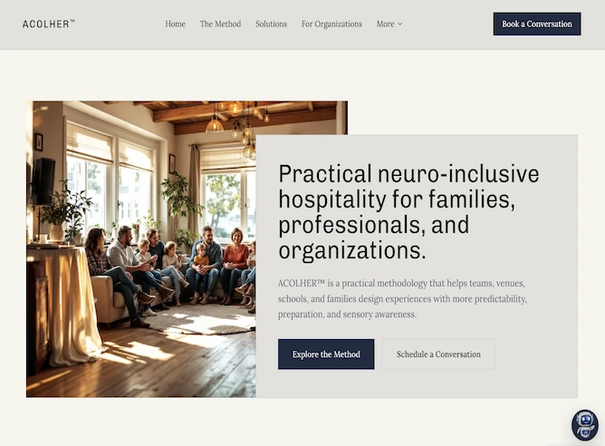 [Client site screenshot]